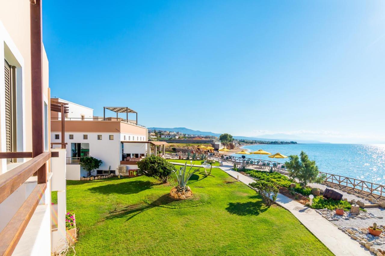 Alkionis Beach Hotel Apartments Sfáka Esterno foto