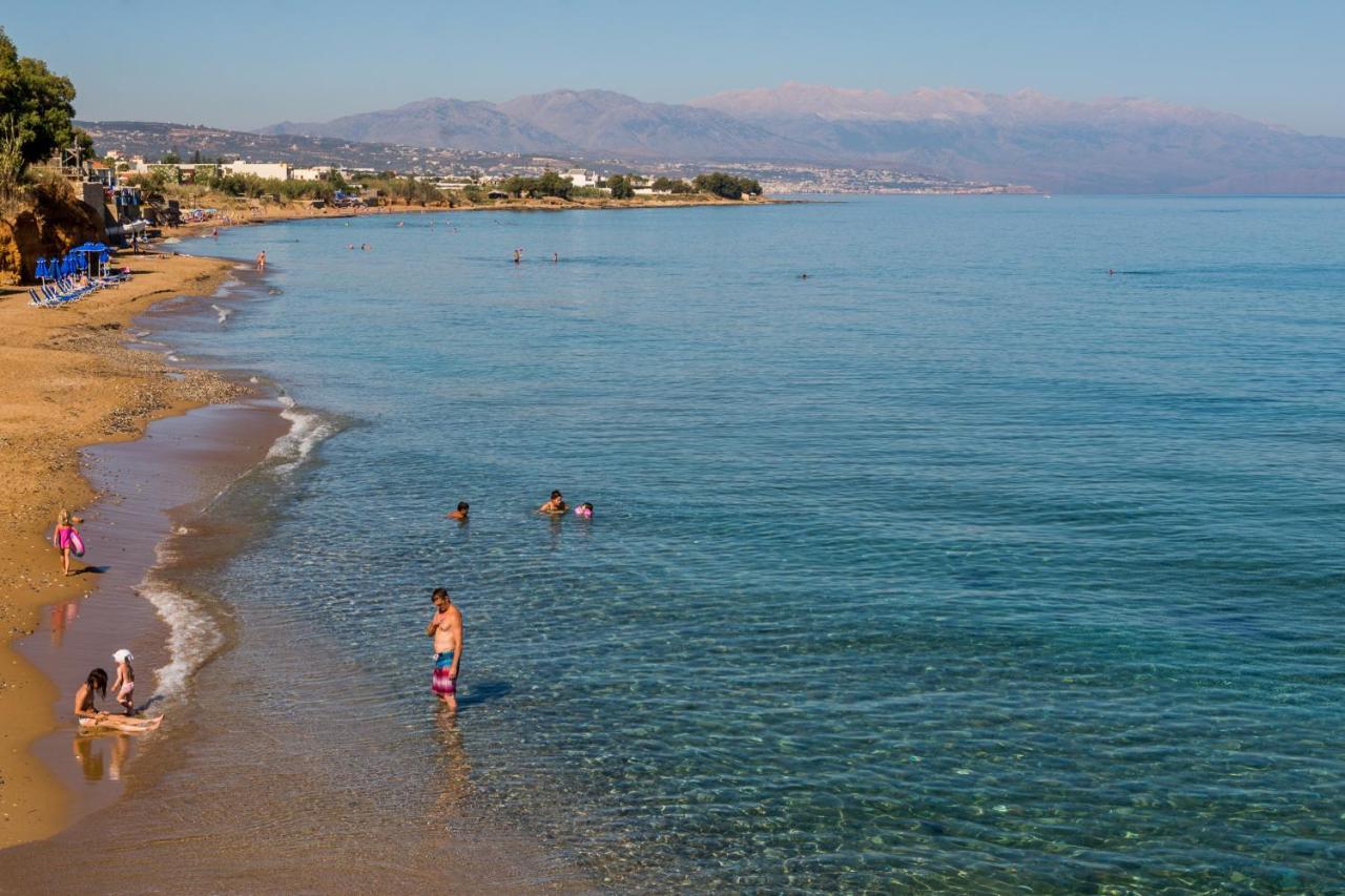 Alkionis Beach Hotel Apartments Sfáka Esterno foto