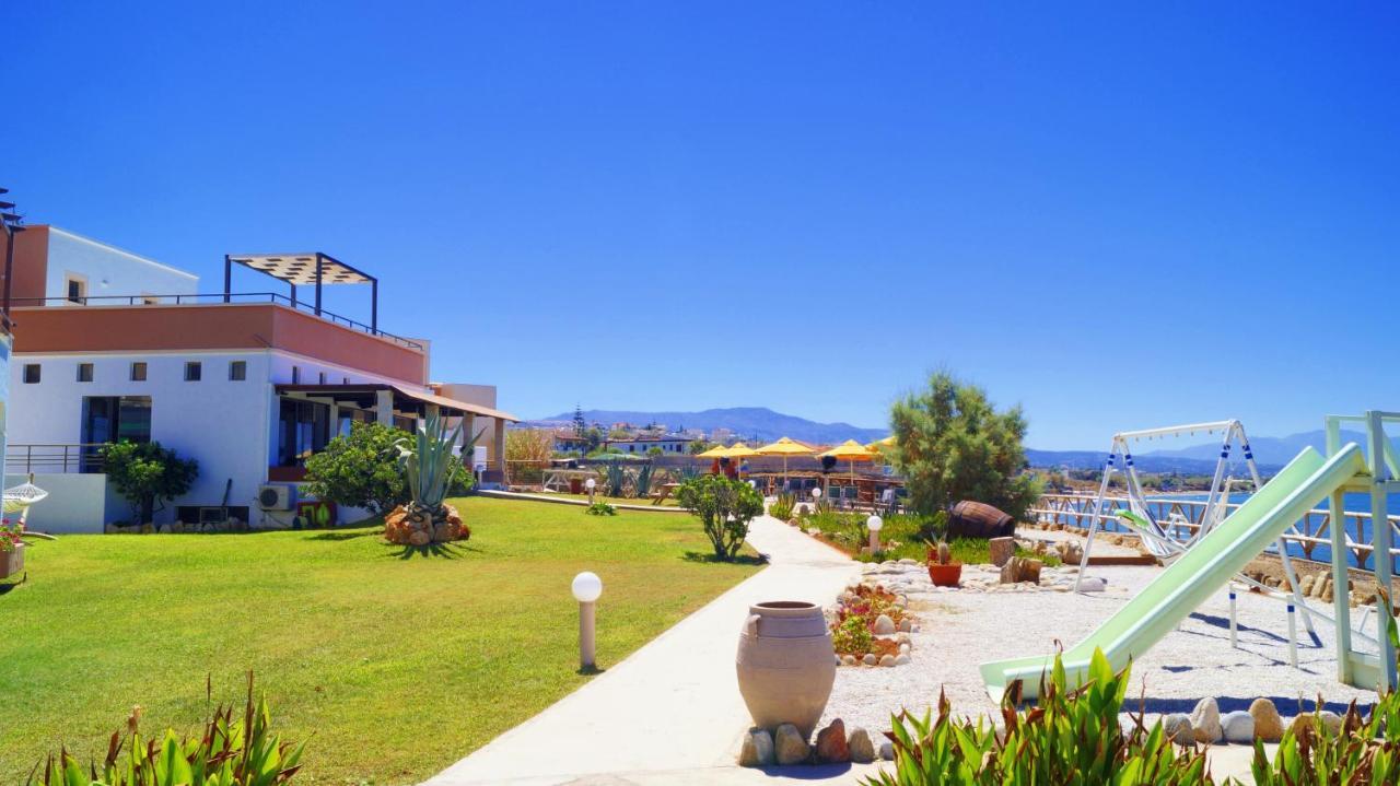 Alkionis Beach Hotel Apartments Sfáka Esterno foto