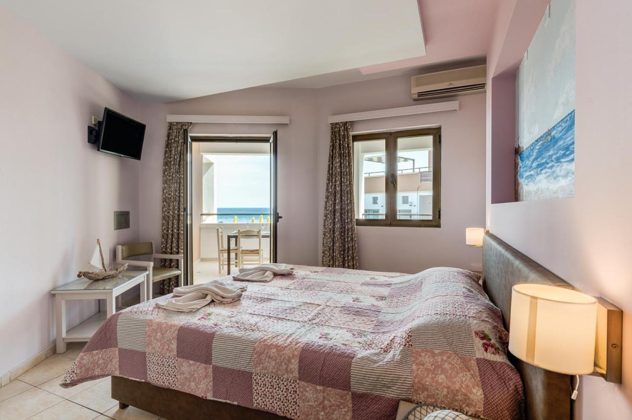 Alkionis Beach Hotel Apartments Sfáka Esterno foto